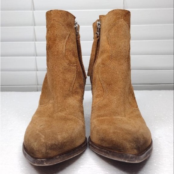 GOLO Lasso Western Revival Boho Suede Snip Toe Ankle Boots - Picture 7 of 16